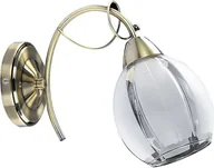 Lampy ścienne - Rabalux Kinkiet klasyczna LAMPA ścienna OPRAWA JOEL 2269 IP20 Patyna biały przezroczysty - miniaturka - grafika 1