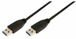 LogiLink Kabel USB 3.0 typ-A do tyb-A dl.3m AKLLIKUCU40 (CU0040) - Kable USB LogiLink Kabel USB 3.0 typ-A do tyb-A dl.3m AKLLIKUCU40 (CU0040) - Kable USB - miniaturka - grafika 3