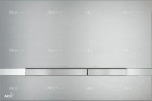 Alcaplast Przycisk spłuczki podtynkowej, metal-mat STRIPE - Przyciski spłukujące - miniaturka - grafika 2