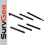 Akcesoria do urządzeń pomiarowych - Survgeo Tyczka pod antenę GPS 2m z włókna węglowego 6 modułów - miniaturka - grafika 1