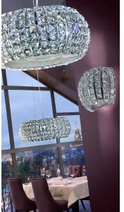 Azzardo Żyrandol SOPHIA 5 5024-5P Chrom - Lampy sufitowe - miniaturka - grafika 2