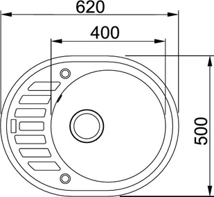 Franke Pamira ROG 611-62 beżowy 114.0201.550 - Zlewozmywaki - miniaturka - grafika 2