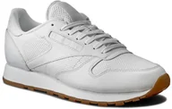 Buty sportowe męskie - Reebok CL Leather PG BD1643 biały - miniaturka - grafika 1