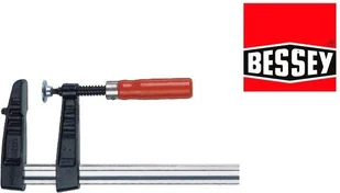 Bessey ścisk śrubowy wzmocniony z długą szyną TGK, z rękojeścią drewnianą - Imadła i ściski Bessey ścisk śrubowy wzmocniony z długą szyną TGK, z rękojeścią drewnianą - Imadła i ściski - miniaturka - grafika 1