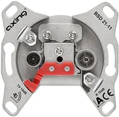 Kable - Axing BSD 21  11 Hiperszerokopasmowe gniazdko gniazdo przelotowe 10 DB tłumienie przyłącza, DC-przepływ 7611682002454 - miniaturka - grafika 1