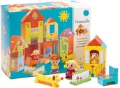 Klocki - Djeco Domki z kartonu i postacie Homecube DJ09107 - miniaturka - grafika 1