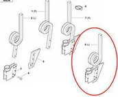 Części i akcesoria do maszyn rolniczych - KVERNELAND REDLICA NAWOZOWA OPTIMA KPL. AC821132 - miniaturka - grafika 1