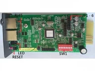 Zasilacze awaryjne UPS - PowerWalker MODUŁ MODBUS DLA UPS SERII VFI RT LCD, VFI T LCD, 10/20K TCP/TP 3/1 (10120564) - miniaturka - grafika 1