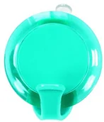 Wieszaki łazienkowe - Kleine Wolke 5093766887 4 haczyk z przyssawką Easy Hooks, haczyk na ścianę, turkusowy - miniaturka - grafika 1