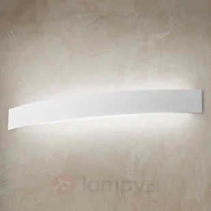 Linea Light Wygięta lampa ścienna LED CARLO w bieli - Lampy ścienne - miniaturka - grafika 3