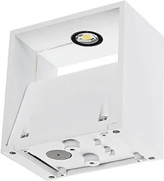 Spotline LOGS WALL wall lamp, square, silver-grey, 6W LED, warm white 232104 204 - Lampy ścienne - miniaturka - grafika 3