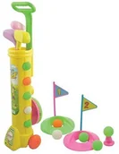 Golf - Longridge Golf Akcesoria Zestaw Junior Plastik Z Trolley Bag, Czarna (PAJPGSD) - miniaturka - grafika 1