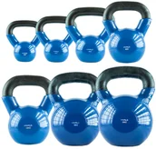 Hantle i ciężarki - HMS kettlebell Hantla winylowa 6 kg - miniaturka - grafika 1