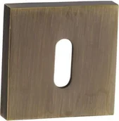 Szyldy i rozety - Infinity Line Rozeta kwadratowa POD KLUCZ DO KLAMKI MAXIM PATYNA RGQ 401 - miniaturka - grafika 1