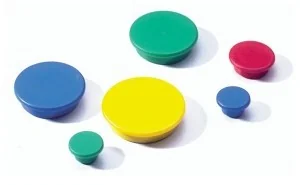 DURABLE Magnesy, średnica 32 mm, czerwone, 20 szt. - Magnesy DURABLE Magnesy, średnica 32 mm, czerwone, 20 szt. - Magnesy - miniaturka - grafika 1