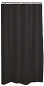 Zasłony prysznicowe - DOUCEUR D'INTERIEUR Douceur d'Intérieur Vitamine zasłona prysznicowa, z tworzywa PEVA, 0,01 x 180 x 200 cm, czarny, 180 x 200 cm (6RD150NR) - miniaturka - grafika 1