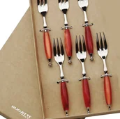 Zestawy sztućców - Bugatti Italy 6 częściowy zestaw widelcy do ciasta COUNTRY Casa COCAM-N4117 - miniaturka - grafika 1