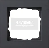 Klawisze i ramki - Gira E2 ANTRACYT Ramka 4-KROTNA 021423 - miniaturka - grafika 1
