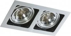 Azzardo Lampa techniczna Sisto 2 Aluminium (GM2202 ALU) - Lampy pozostałe - miniaturka - grafika 2