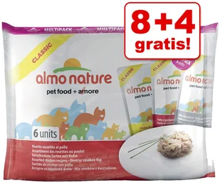 Almo Nature 8 + 4 gratis! Mieszany pakiet Classic 12 x 55 g 3 smaki tuńczyka w galarecie - Mokra karma dla kotów Almo Nature 8 + 4 gratis! Mieszany pakiet Classic 12 x 55 g 3 smaki tuńczyka w galarecie - Mokra karma dla kotów - miniaturka - grafika 1