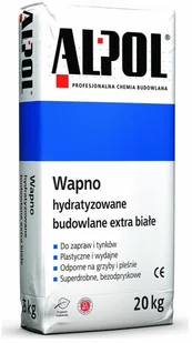 Alpol Wapno hydratyzowane budowlane 20 kg - Zaprawy budowlane - miniaturka - grafika 2