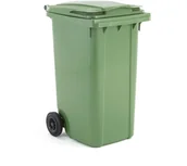 Kosze na śmieci - AJ Pojemnik na śmieci 240 l. zielony 229031 - miniaturka - grafika 1