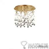 Lampy pozostałe - Ideal Lux MOONLIGHT PL8 ORO plafon 8 x 40W G9 80932 080932 - miniaturka - grafika 1