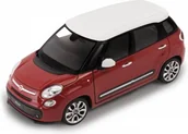 Samochody i pojazdy dla dzieci - Welly 43658 2013 FIAT 500L - miniaturka - grafika 1