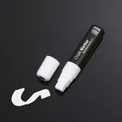 Kredki, ołówki, pastele i pisaki - SIGEL marker kredowy , 5-15mm (linia), biały SGL171 - miniaturka - grafika 1