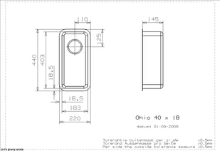 Reginox Ohio B09H1LLU06GDS - Zlewozmywaki - miniaturka - grafika 2