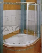 Parawany nawannowe - Ravak Ścianka wannowa VSK2 L/P 150 (ROSA I 150, ROSA II 150)transparent 76L80100 - miniaturka - grafika 1