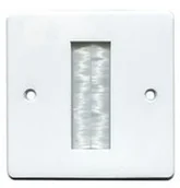 Akcesoria car audio - Pro Signal Pro wire wejście sygnału do szczotki paski Single Gang Wall Face Plate  biały 22497av - miniaturka - grafika 1