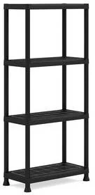 Kis Plastikowy regał otwarty PLUS 60/4 - 135 x 60 x 30 cm - Pozostałe wyposażenie warsztatu - miniaturka - grafika 4