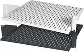 Akcesoria do szaf serwerowych - BKT-ELEKTRONIK Półka stała mocowana w czterech punktach o gł. 750mm RAL 7021 (11111175.2V) - miniaturka - grafika 1
