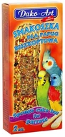 Przysmaki dla ptaków - Dako-Art Smakoszka kolby biszkoptowe dla papug falistych 2szt - miniaturka - grafika 1