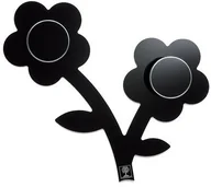 Wieszaki i stojaki - Foppapedretti Wieszak ścienny na ubrania Foppapedretti Appendifiore - Czarny - miniaturka - grafika 1