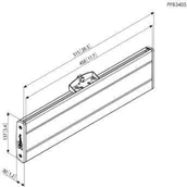 Akcesoria do monitorów - Vogels Płyta mocująca (515 mm), srebrna/czarna (PFB 3405) - miniaturka - grafika 1