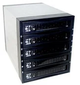 Serwery plików NAS i macierze dyskowe - Fantec SNT-BA3151  1 Backplane 5 x 8,89 cm czarna Hot Swap aluminiowa 8 cm wentylatory Przytwierdzaj ogłoszenia wpuszczane na SATA/SAS HDD do 3 x 8,89 cm 6 X LED 2338 - miniaturka - grafika 1