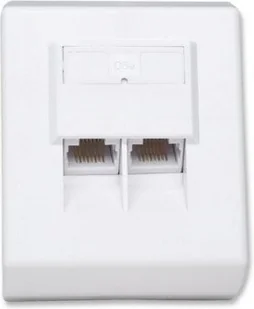 Intellinet Gniazdo natynkowe 2xRJ45 Cat. 5e LUX - Gniazdka elektryczne - miniaturka - grafika 5