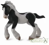 Figurki dla dzieci - COLLECTA Koń rasy Tinker - źrebię maści srokatej M - miniaturka - grafika 1