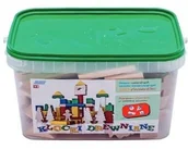 Klocki - B&B Klocki w wiaderku 100 elementów - miniaturka - grafika 1