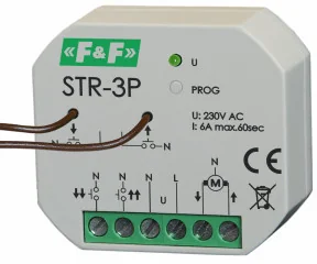 F&F Sterownik roletowy STR-3P - Sterowanie roletami F&F Sterownik roletowy STR-3P - Sterowanie roletami - miniaturka - grafika 1