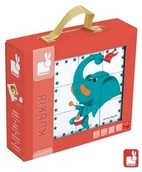 Klocki - Janod KLOCKI - puzzle - Cyrk 6w1 J02817 - miniaturka - grafika 1