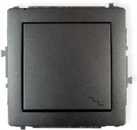 Wyłączniki światła i elektryczne - Karlik Łącznik schodowy 11DWP-3 grafitowy - miniaturka - grafika 1