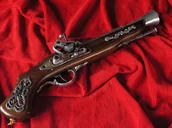 Repliki - broń - WŁOCHY WŁOSKI GARŁACZ Z ZAMKIEM SKAŁKOWYM Z XVIIIw - miniaturka - grafika 1