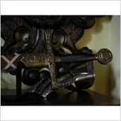 Repliki - broń - Denix LEGENDARNY MIECZ KRÓLA ARTURA Z POCHWĄ - miniaturka - grafika 1