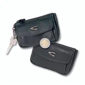 Akcesoria turystyczne - camel active Etui Na Klucze Camel Active, Kolor: Czarny, Skóra (B34718-60) - miniaturka - grafika 1