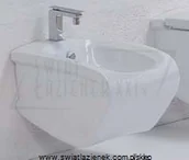 Bidety - Hidra HI LINE bidet montaż ścienny biały 350005001 - HIW14 - miniaturka - grafika 1