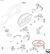 Części i akcesoria do maszyn rolniczych - CNH DŹWIGNIA ZMANIY KIERUNKU JAZDY NEW HOLLAND 87471810 - 87664528 - 87709221 - miniaturka - grafika 1