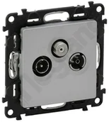 Gniazdka elektryczne - Legrand Valena Life Gniazdo TV-RD-SAT przelotowe 14 dB Aluminium - 753365 - miniaturka - grafika 1